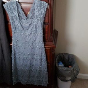 Grey beaded dress